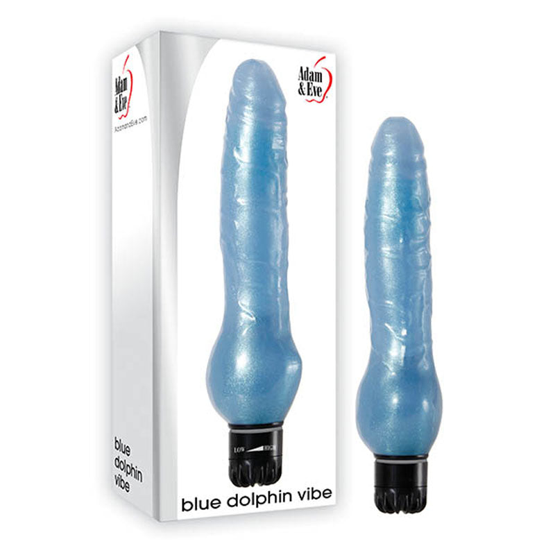 Adam & Eve Blue Dolphin Vibe - Blue