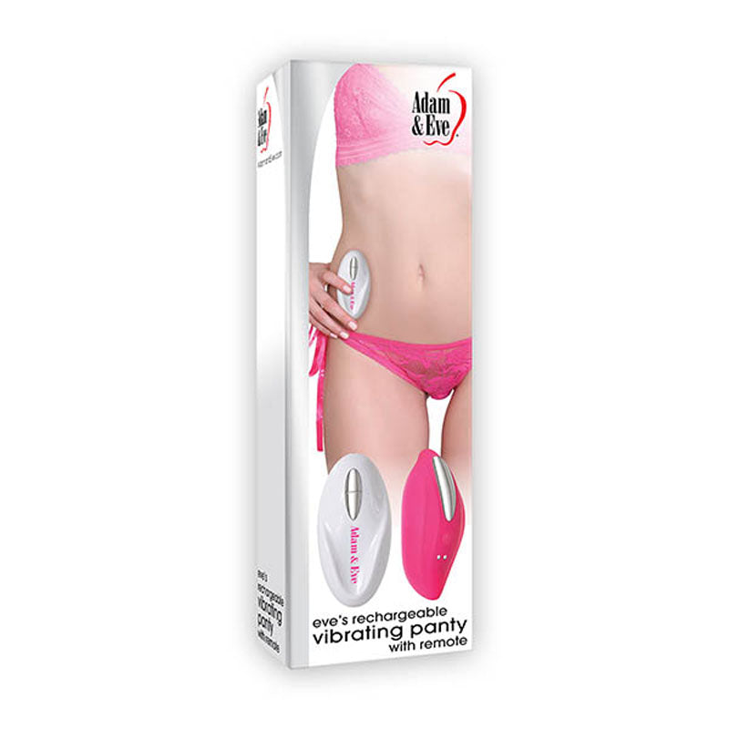 Adam & Eve Eve's Vibrating Panty With Remote - Pink