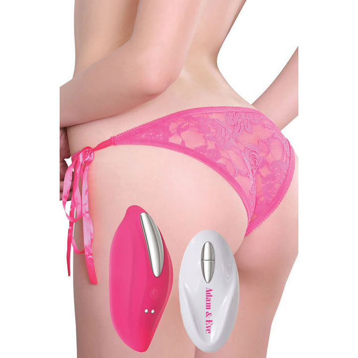 Adam & Eve Eve's Vibrating Panty With Remote - Pink