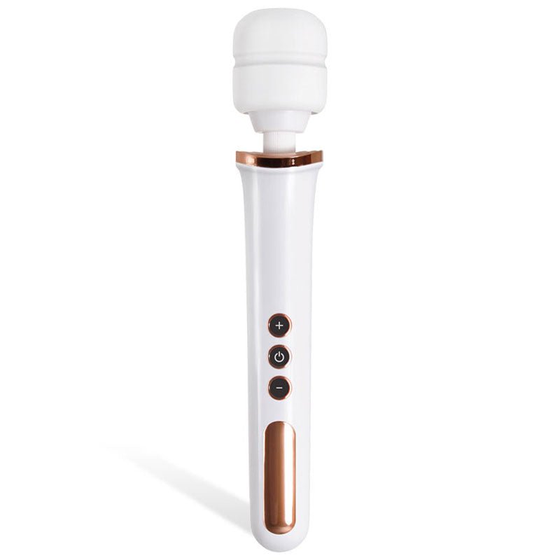 Adam & Eve Rechargeable Magic Massager - Rose Gold/White