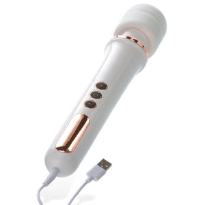 Adam & Eve Rechargeable Magic Massager - Rose Gold/White