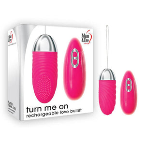 Adam & Eve Turn Me On Love Bullet With Remote - Pink