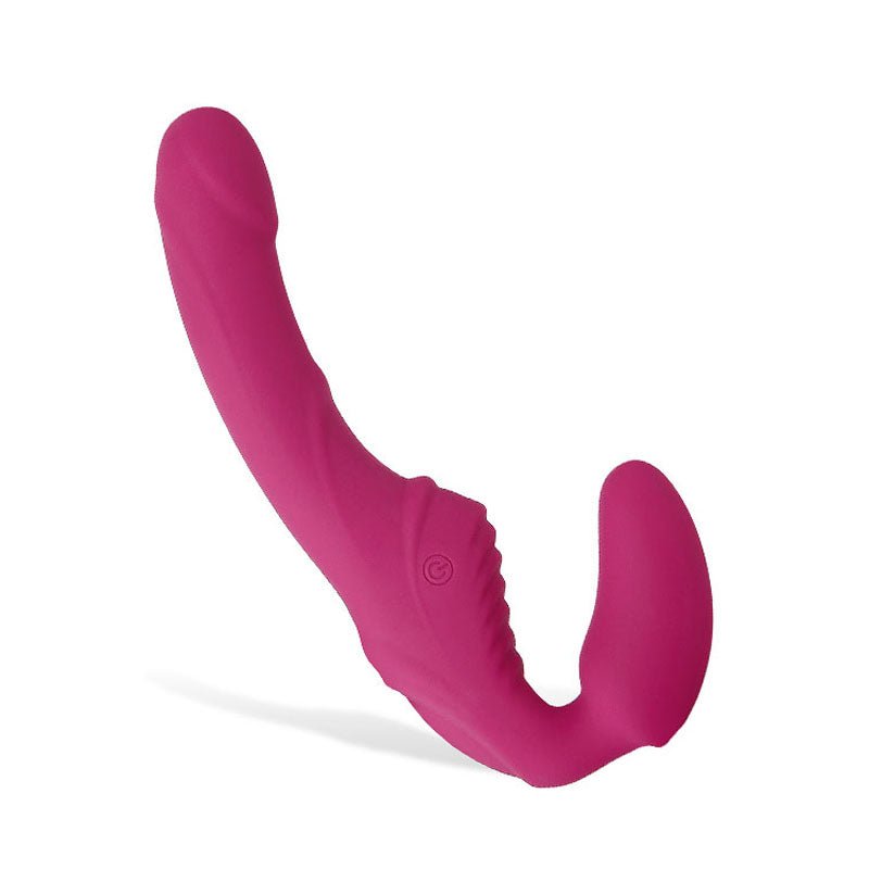 Adam & Eve Eve's Vibrating Strapless Strap-On - Pink