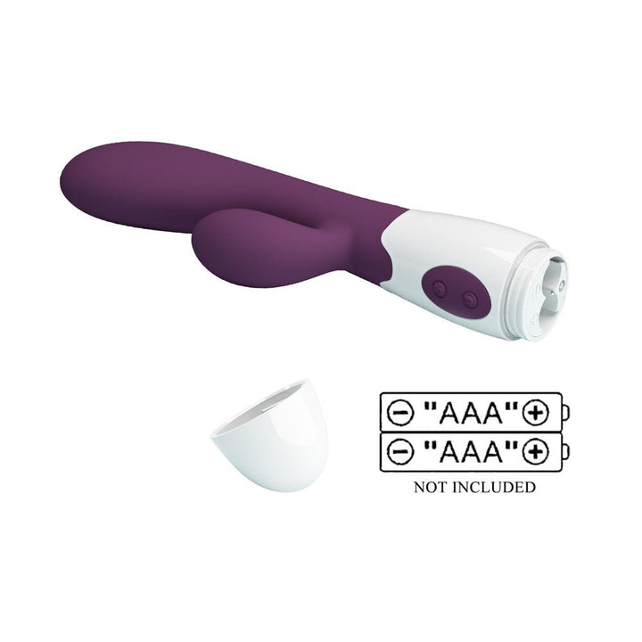 Party Up Ben Classic Rabbit Vibrator - Purple