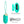 Party Up Ian Vibrating Egg with Remote Control - Teal