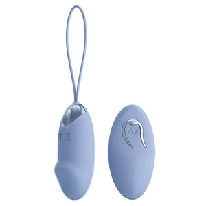 Party Up Ivan Vibrating Egg with Remote Control - Purple