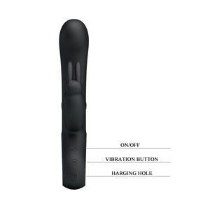 Party Up Colin Rabbit Vibrator - Black