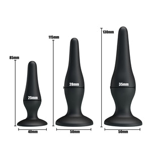 Party Up Jerry Butt Plug Set - Black