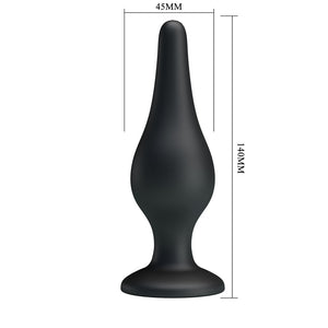 Party Up Jeffrey Butt Plug - Black