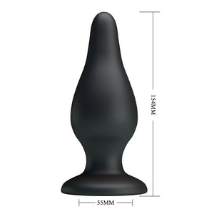 Party Up Jeremy Butt Plug - Black