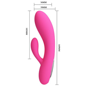 Party Up Clare Flexible Rabbit Vibrator - Pink