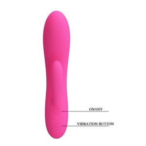 Party Up Clare Flexible Rabbit Vibrator - Pink