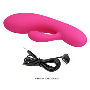 Party Up Clare Flexible Rabbit Vibrator - Pink