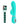 Party Up Edward Rabbit Vibrator - Teal