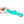 Party Up Edward Rabbit Vibrator - Teal