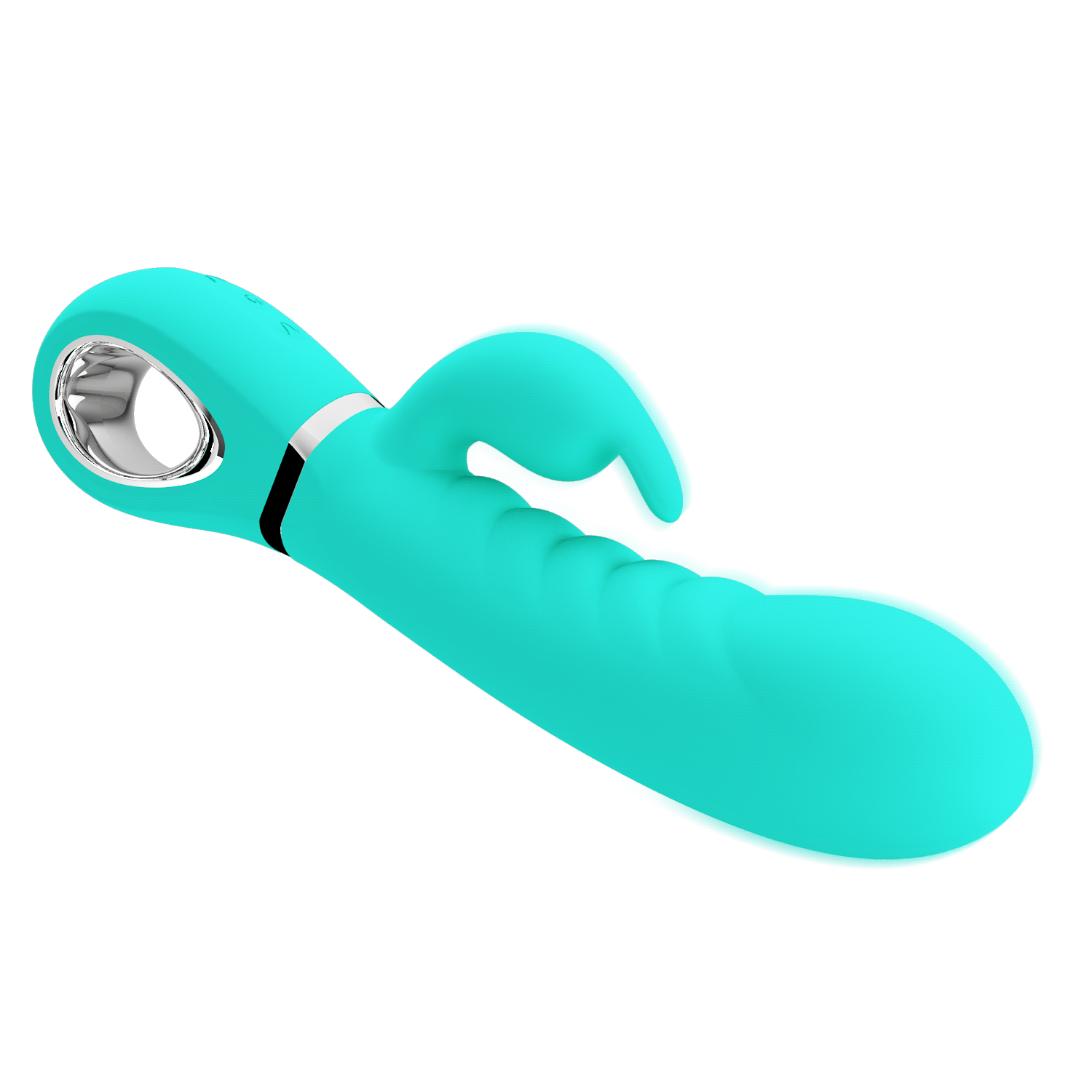 Party Up Edward Rabbit Vibrator - Teal