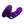 Party Up Mike Vibrating Finger Stimulator - Purple
