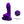 Party Up Mike Vibrating Finger Stimulator - Purple