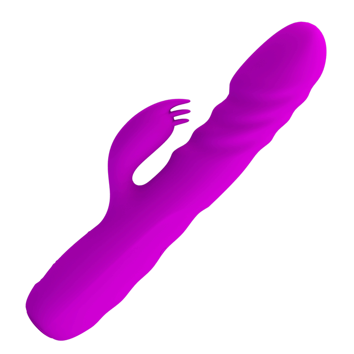 Party Up Bob Thrusting Rabbit Vibrator - Purple