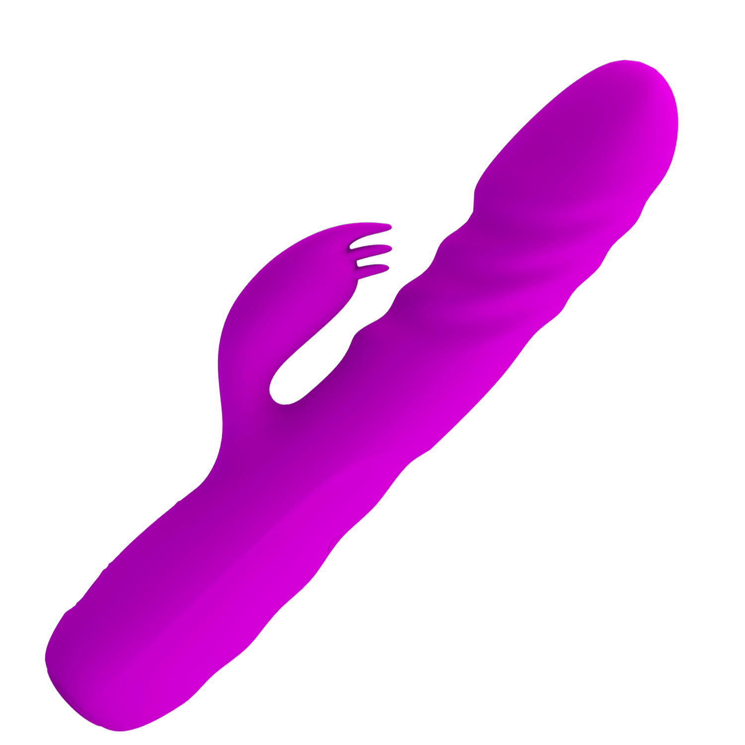 Party Up Bob Thrusting Rabbit Vibrator - Purple