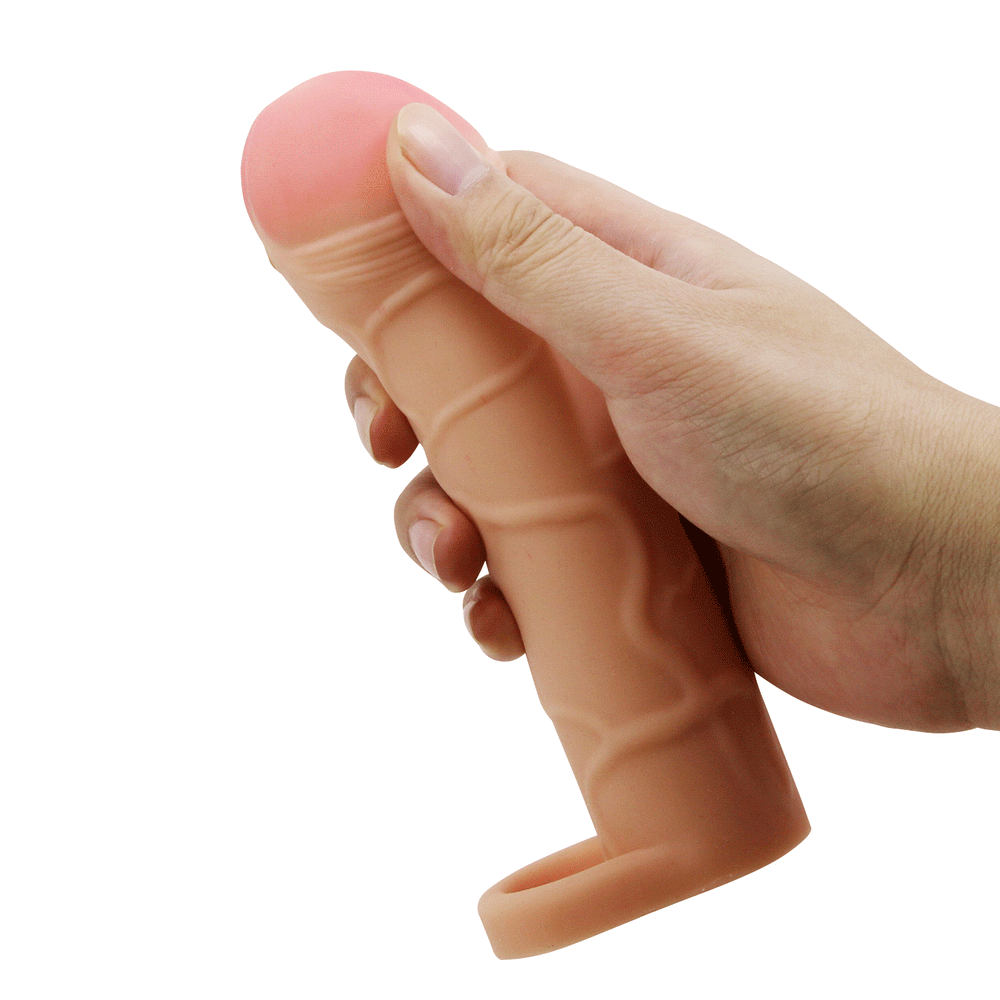 Party Up Owen 1 Inch Extender Sleeve with Ball Strap - Flesh