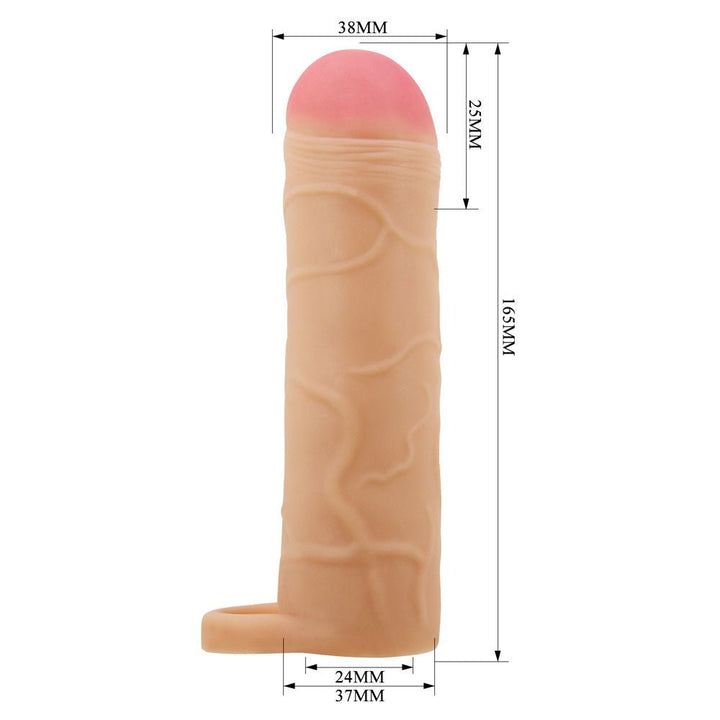 Party Up Owen 1 Inch Extender Sleeve with Ball Strap - Flesh