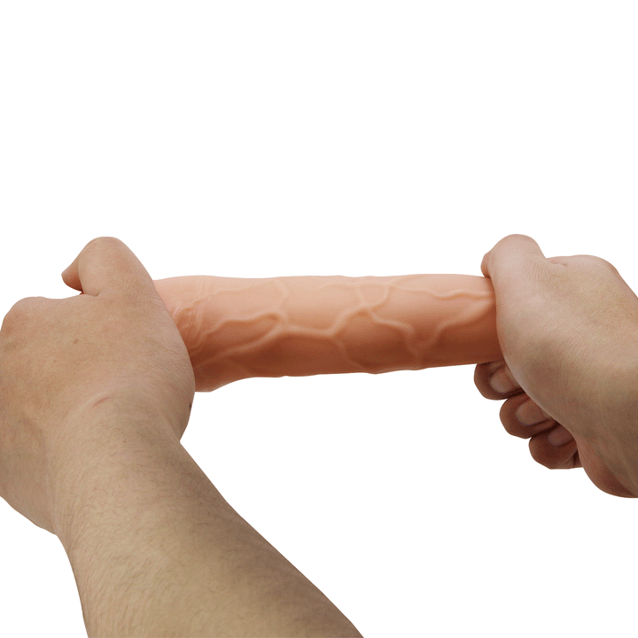Party Up Patrick 2 Inch Extender Penis Sleeve with Ball Strap - Flesh