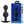 Party Up James Anal Beads Butt Plug - Black