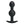 Party Up James Anal Beads Butt Plug - Black