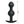 Party Up James Anal Beads Butt Plug - Black