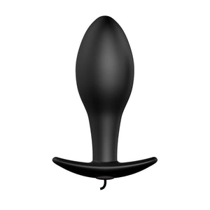 Party Up Jason Vibrating Anal Plug with Remote Control - Black
