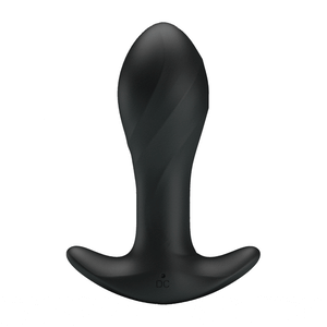 Party Up Keith Vibrating Butt Plug - Black