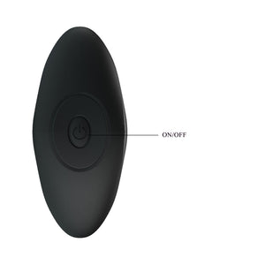 Party Up Keith Vibrating Butt Plug - Black