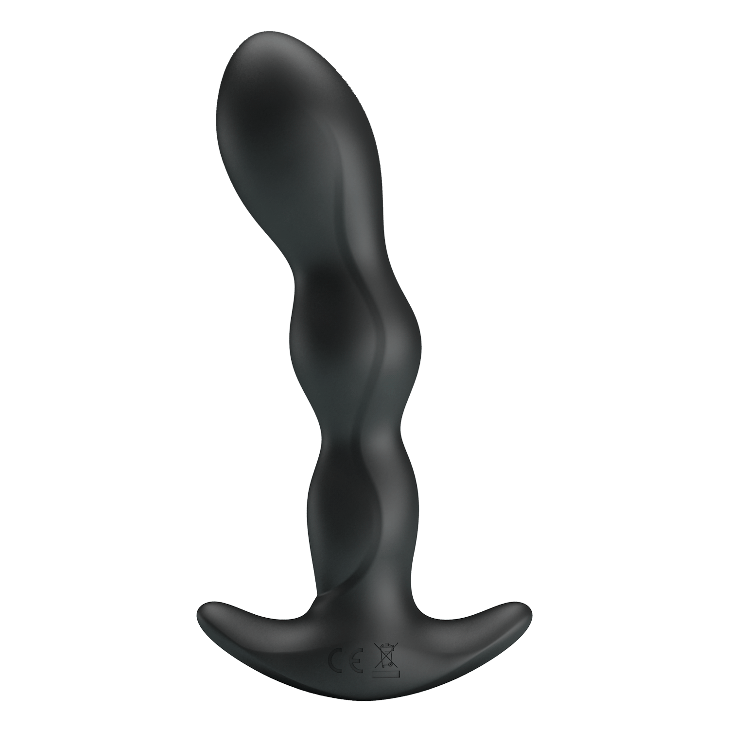 Party Up Jim Vibrating 14.5cm Butt Plug - Black
