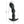 Party Up Jim Vibrating 14.5cm Butt Plug - Black