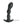 Party Up Jim Vibrating 14.5cm Butt Plug - Black