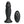 Mr Play Powerful Vibrating Anal Plug with Remote Control - Black
