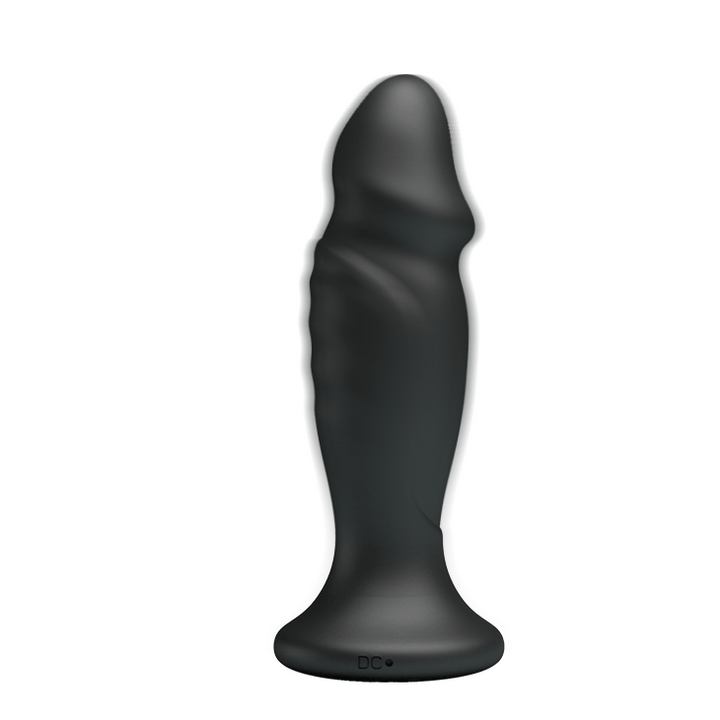 Mr Play Powerful Vibrating Anal Plug with Remote Control - Black