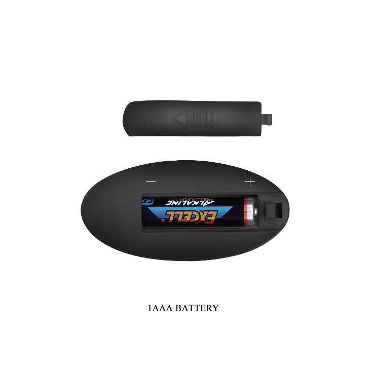 Mr Play Powerful Vibrating Anal Plug with Remote Control - Black