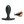 Party Up Kevin Inflatable Butt Plug - Black
