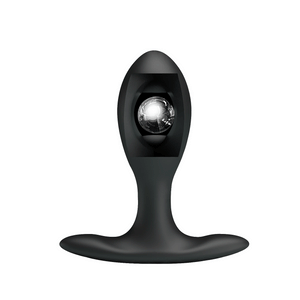 Party Up Kevin Inflatable Butt Plug - Black