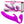 Party Up Oliver Strapless Strap-On - Purple