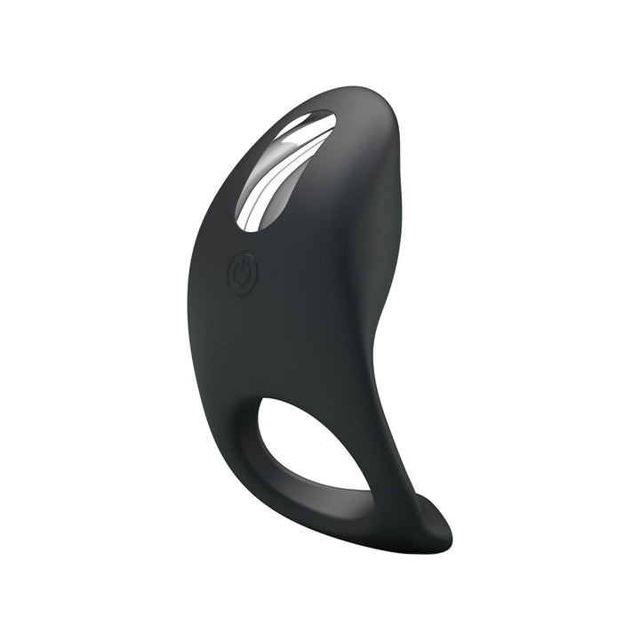 Party Up King Vibraing Cock Ring - Black