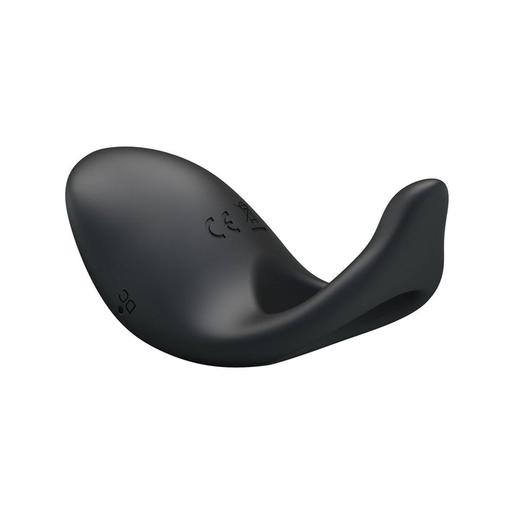Party Up King Vibraing Cock Ring - Black