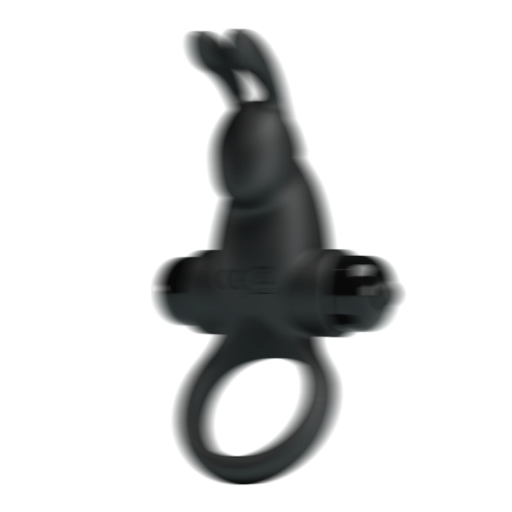 Party Up Larry Vibrating Cock Ring - Black