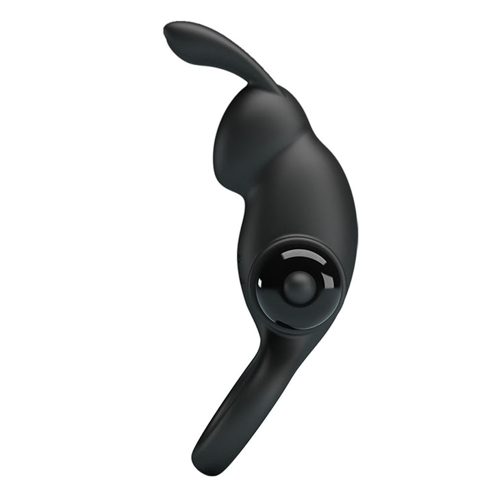 Party Up Larry Vibrating Cock Ring - Black