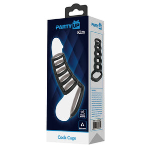 Party Up Kim Cock Cage - Black