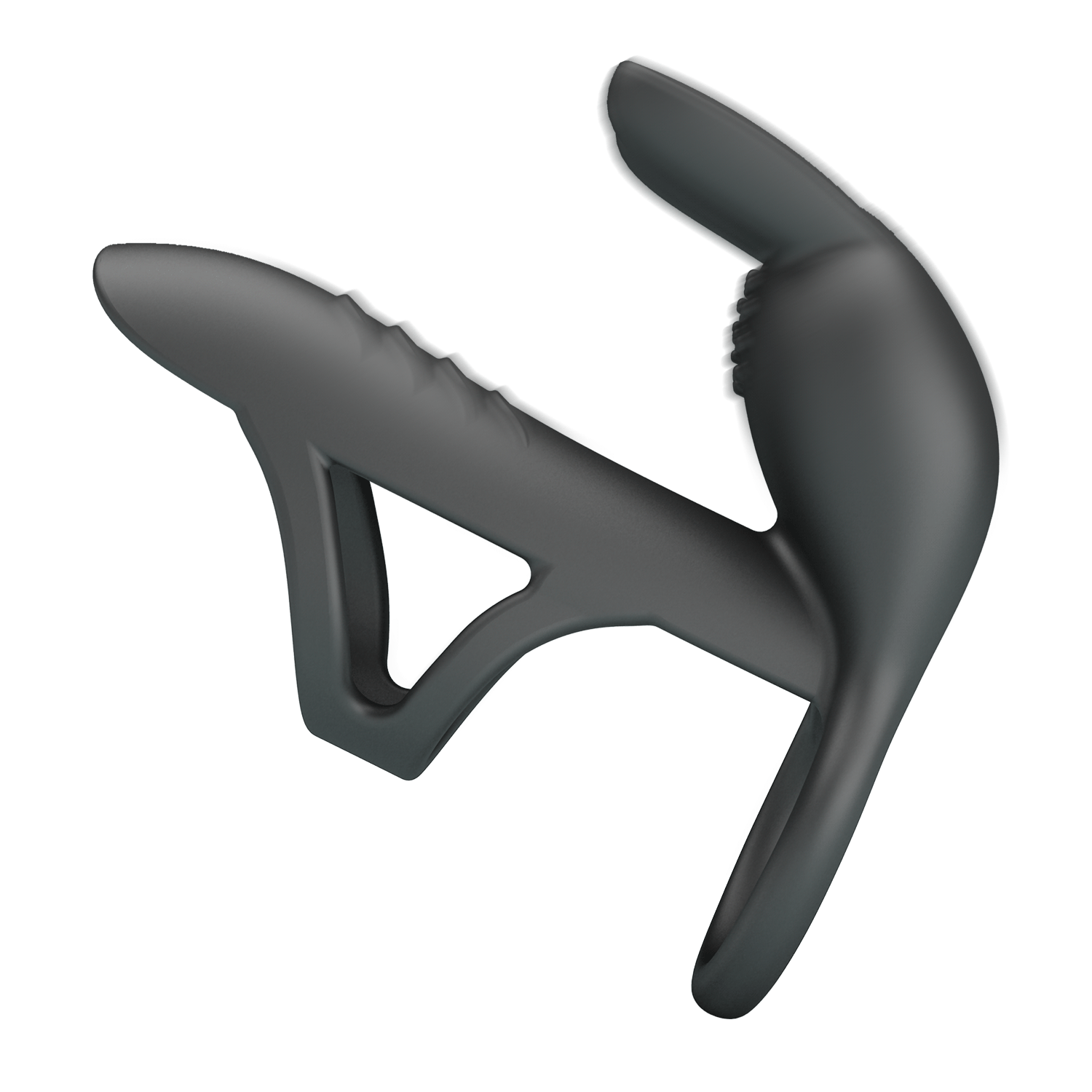 Party Up Mark Vibrating Penis Sleeve - Black