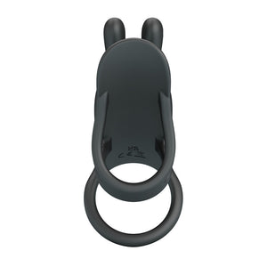 Party Up Mark Vibrating Penis Sleeve - Black