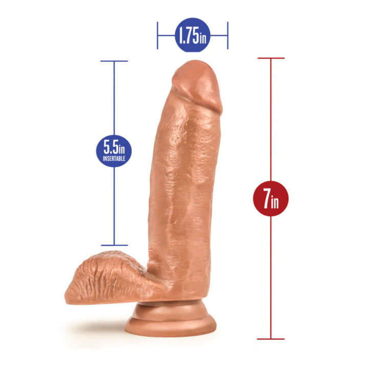Coverboy - Manny The Fireman - Brown 6.75 Inch Dong